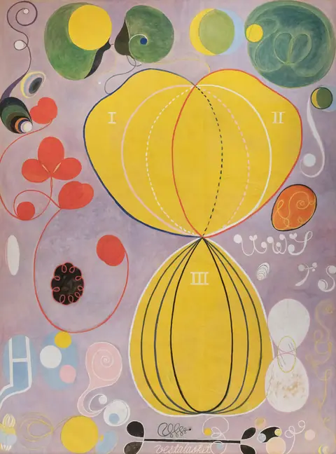 Hilma af Klint, The Ten Largest, No. 7, Adulthood