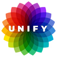 UNIFY logo — a circular emblem for the global peace-meditation movement.